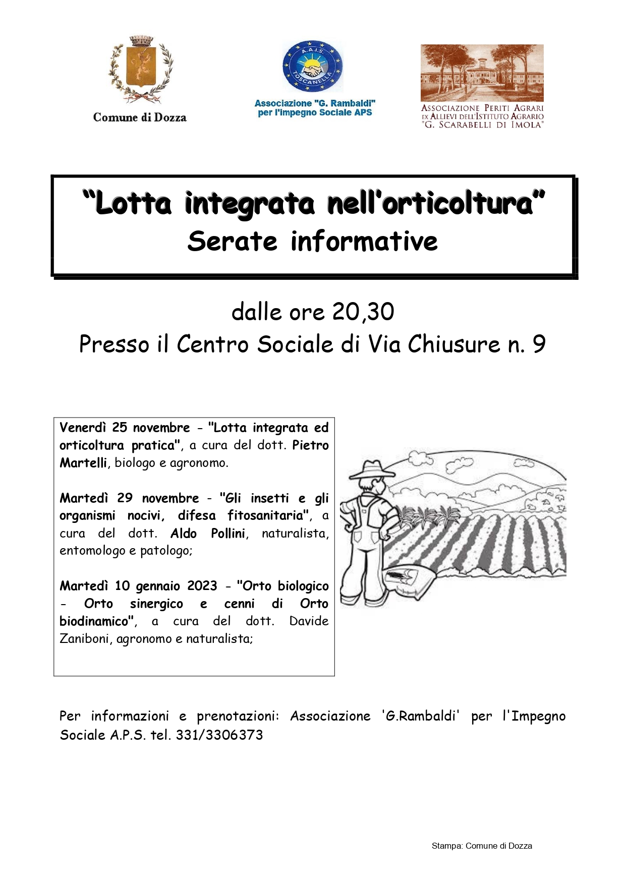 “Lotta integrata nell’orticoltura” - Serate informative 